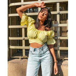 Off Shoulder Back Tie Up Top