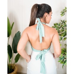 No Back Tie Up Top