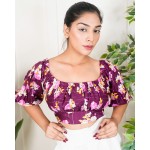 Back Tie Balloon Sleeves Top!