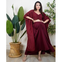 Star Gazing 3 Piece Draped Skirt Set