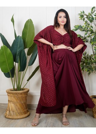 Star Gazing 3 Piece Draped Skirt Set