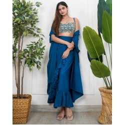 3 Piece Ruffle Skirt Set