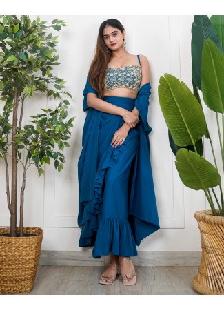 3 Piece Ruffle Skirt Set