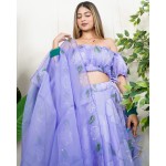 Super Flared Organza Hand Print Set