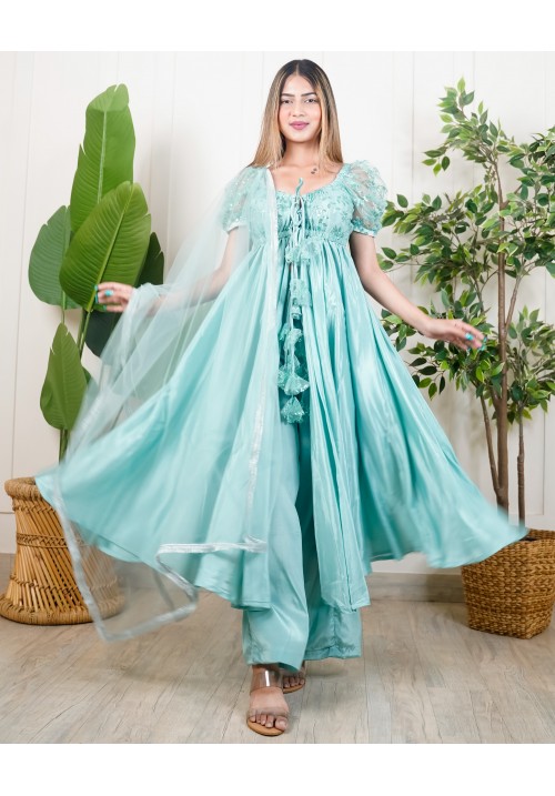 3 Piece Fit and Flare Sequin Set