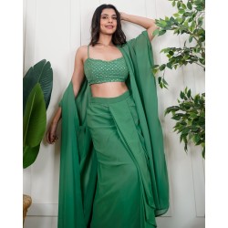 The 3 Piece Draped Dhoti Set