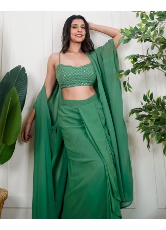 The 3 Piece Draped Dhoti Set