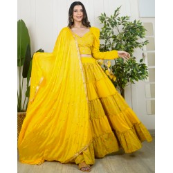 Tier This Way Hand Printed Super Flared Skirt Set