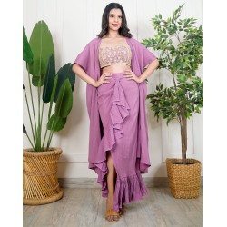 3 Piece Ruffle Skirt Set