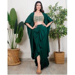 3 Piece Ruffle Skirt Set