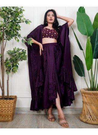 The 3 Piece Draped Dhoti Set