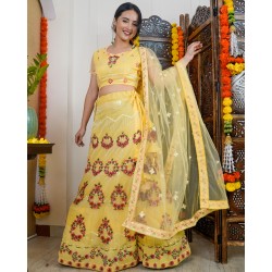 Sequin Lehenga With Canvas Set!