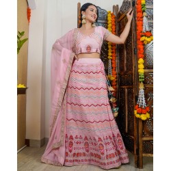 Star Gazing Embroidered Lehenga Set!
