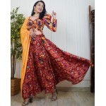 Smocked Super Flared Skirt Set