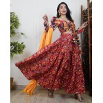 Smocked Super Flared Skirt Set