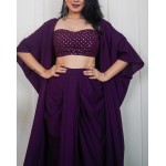 3 Piece Draped Dhoti Set!