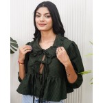 That Tie Up Top Peplum Top