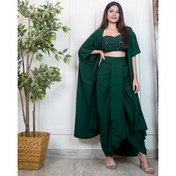 3 Piece Draped Dhoti Set!