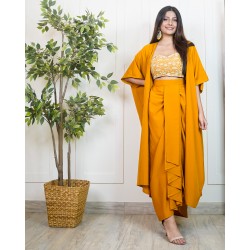 3 Piece Draped Dhoti Set!