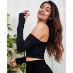 All Black Slit Palazzo Set!