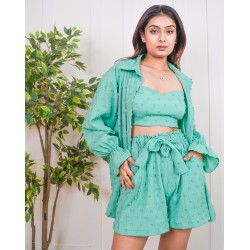 Embroidered and Smocked 3 Piece Set!