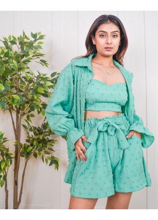 Embroidered and Smocked 3 Piece Set!