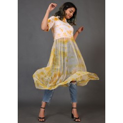 Tie and Dye Mesh Top!