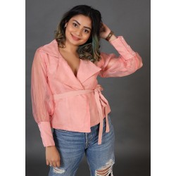 Organza Wrapped Top!