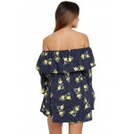 Off My Shoulder Floral Dress!