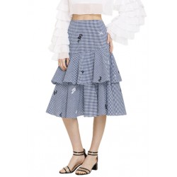 Gingham Ruffle Skirt!