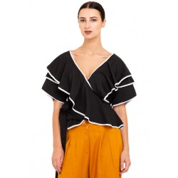 Wrapped In Black Ruffles!