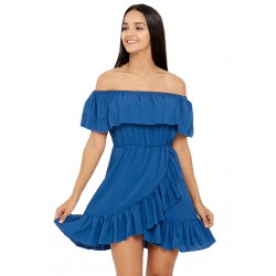 Overlapping Ruffle Dress!